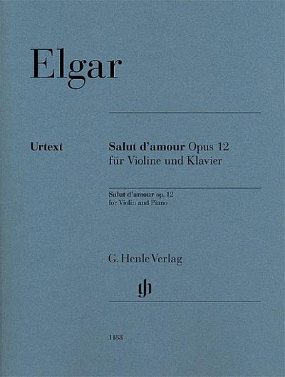 Salut d’amour op. 12 für Violine und Klavier