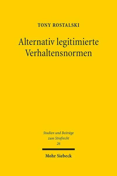 Alternativ legitimierte Verhaltensnormen