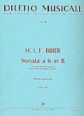 Sonata a 6 B-Dur für Violine solo,2 Violinen, 2 Violen, Kontrabaß und Bc