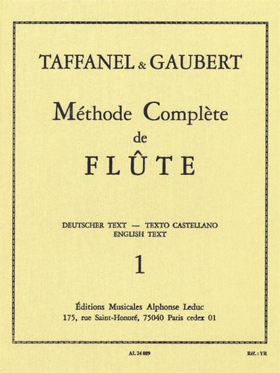 Methode complete de flute vol. 1Cartonne (fr/dt/en/sp)