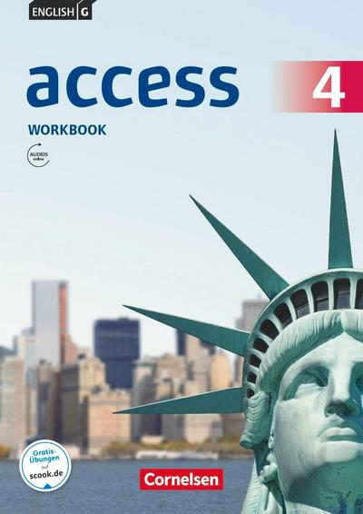 English G Access - Allgemeine Ausgabe: Band 4: 8. Schuljahr - Workbook mit Audio-CD