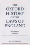 Oxford History of the Laws of England Volume VI