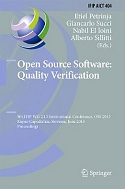 Open Source Software: Quality Verification