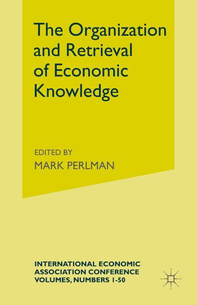 The Organization and Retrieval of Economic Knowledge