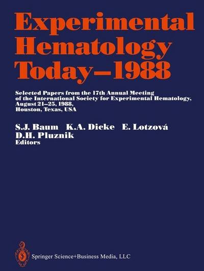 Experimental Hematology Today-1988
