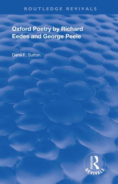 Oxford Poetry by Richard Eedes and George Peele