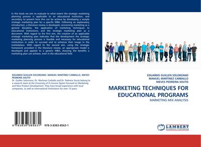 MARKETING TECHNIQUES FOR EDUCATIONAL PROGRAMS