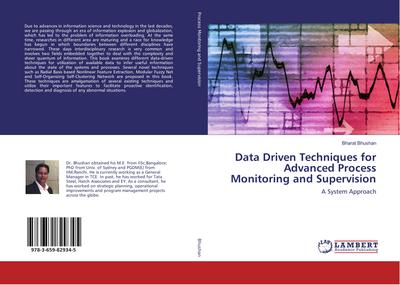 Data Driven Techniques for Advanced Process Monitoring and Supervision