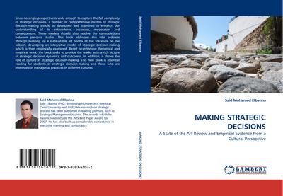 MAKING STRATEGIC DECISIONS