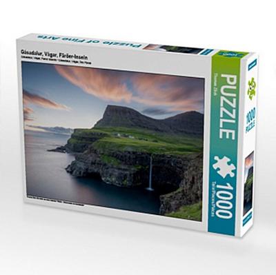 Gásadalur, Vágar, Färöer-Inseln (Puzzle)