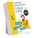 Langenscheidt Sprachkalender Englisch A Quiz a Day 2025: Tagesabreißkalender