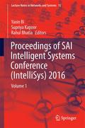 Proceedings of SAI Intelligent Systems Conference 