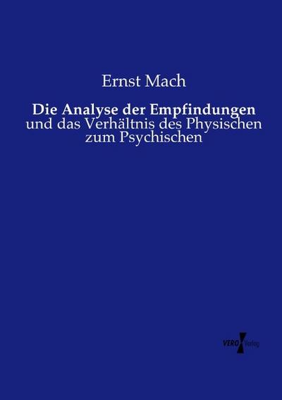Die Analyse der Empfindungen