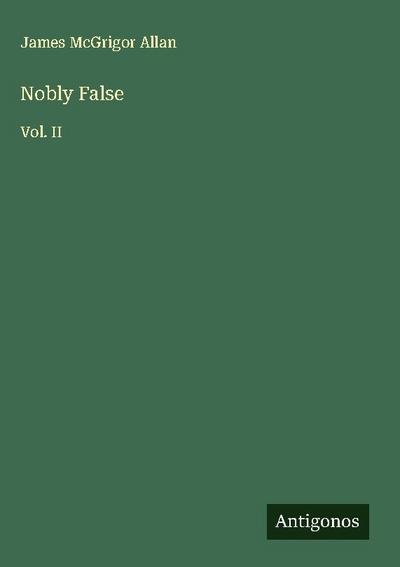 Nobly False
