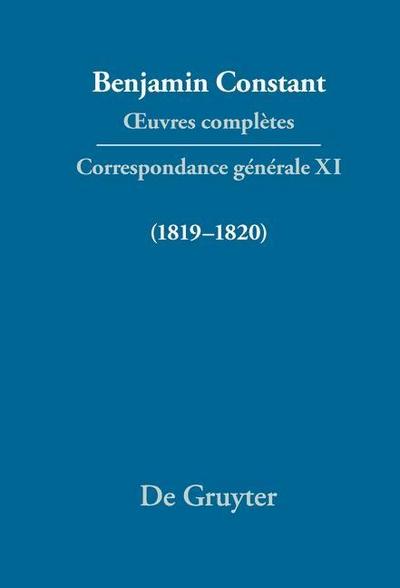 Correspondance générale 1819-1820