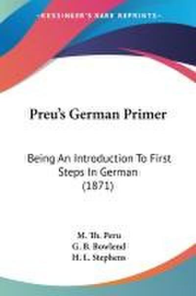 Preu’s German Primer
