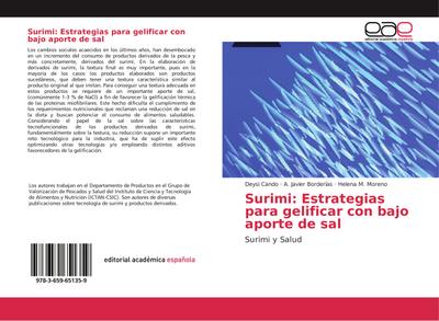 Surimi: Estrategias para gelificar con bajo aporte de sal