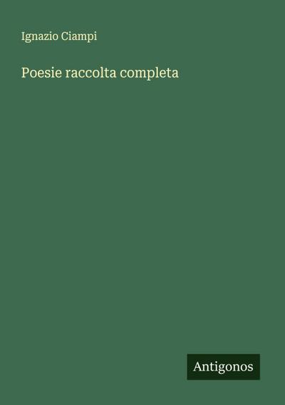 Poesie raccolta completa