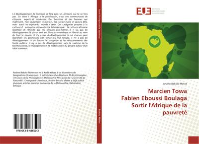 Marcien Towa Fabien Eboussi Boulaga Sortir l’Afrique de la pauvreté