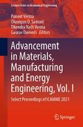 Advancement in Materials, Manufacturing and Energy Engineering, Vol. I