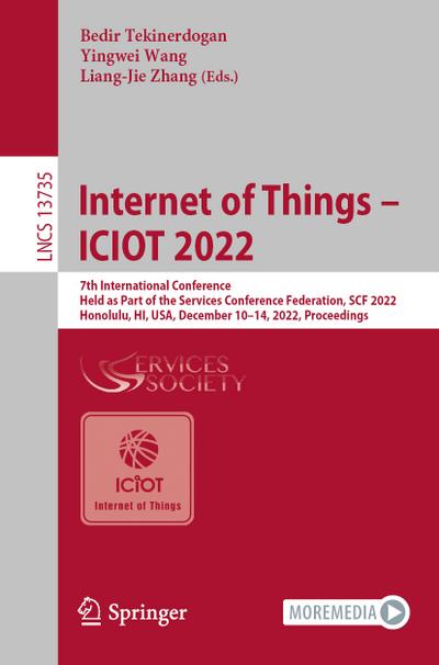 Internet of Things - ICIOT 2022