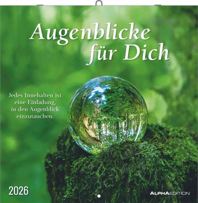 Augenblicke für Dich - Broschürenkalender im Format 30 x 30