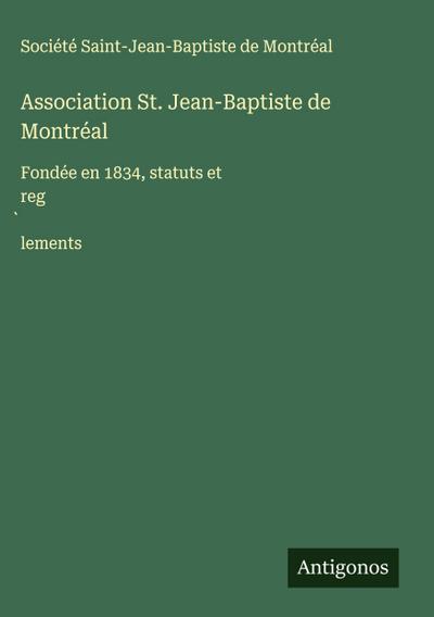 Association St. Jean-Baptiste de Montréal