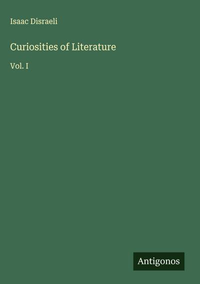 Curiosities of Literature