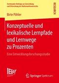 Konzeptuelle und lexikalische Lernpfade und Lernwe