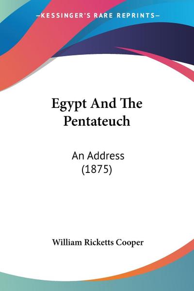 Egypt And The Pentateuch