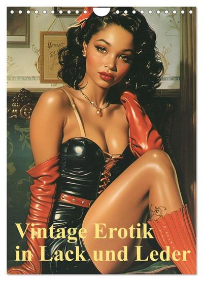 Vintage Erotik in Lack und Leder (Wandkalender 2026 DIN A4 hoch), CALVENDO Monatskalender