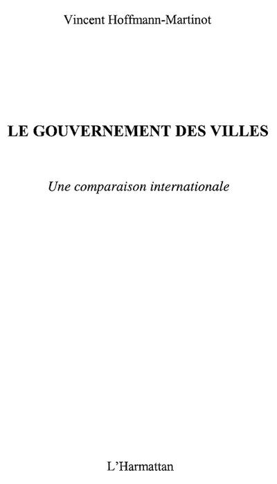 Gouvernement des villes le