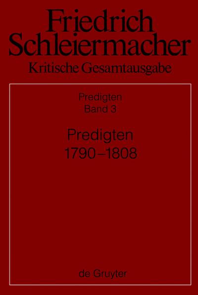 Predigten 1790-1808