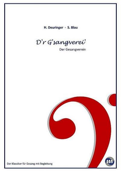 D’r Gesangverei’ Coupletfür Gesang und Klavier