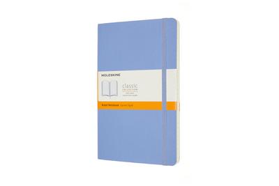 Moleskine Notizbuch Large/A5, Liniert, Weicher Einband, Hortensien Blau