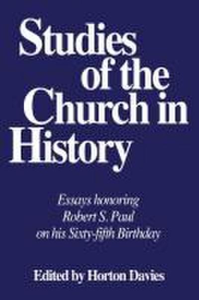 Studies of the Church in History