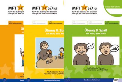 MFT Stars 3 Hefte Mukis Mund-, Schluck-, Sprechspaßspiele (Set)