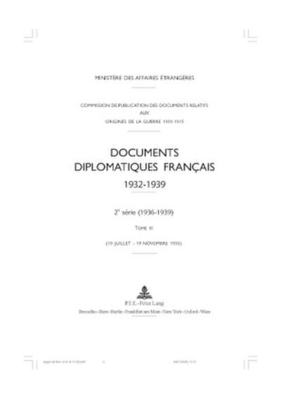 Documents diplomatiques français