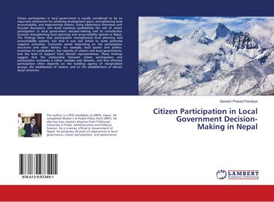 Citizen Participation in Local Government Decision-Making in Nepal