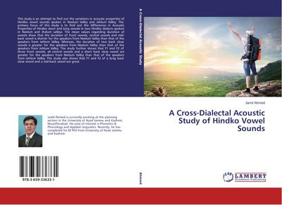 A Cross-Dialectal Acoustic Study of Hindko Vowel Sounds