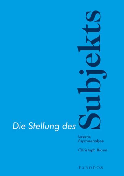 Die Stellung des Subjekts
