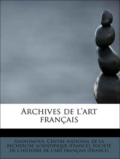 Anonymous: Archives de l’art français