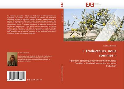 Traducteurs, nous sommes » - Lucille Aeberhard