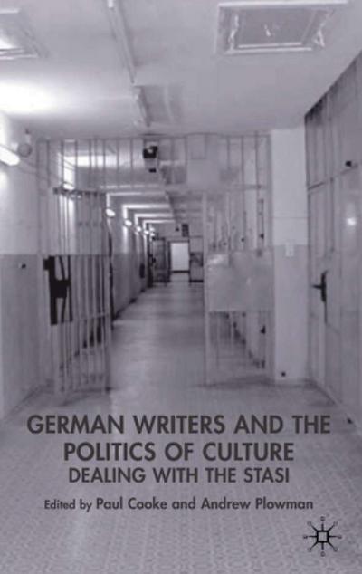 German Writers and the Politics of Culture