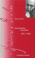 Gesammelte Schriften 1921-1935
