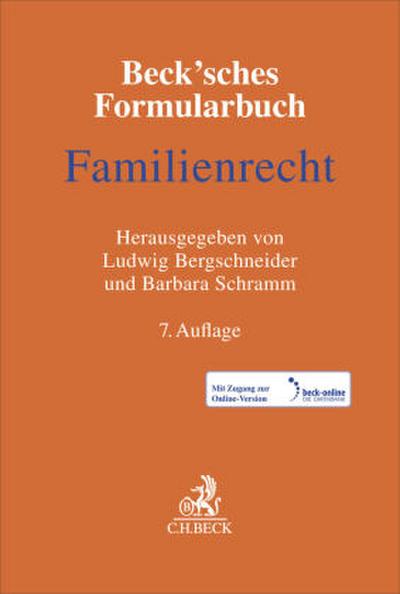 Beck’sches Formularbuch Familienrecht