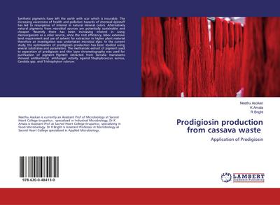 Prodigiosin production from cassava waste