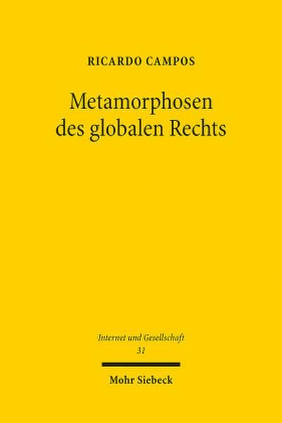 Metamorphosen des globalen Rechts