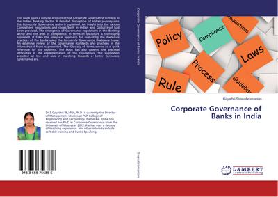 Corporate Governance of Banks in India