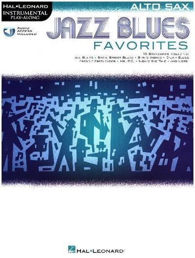 Instrumental Play-Along Jazz Blues Favorites, Alto Saxophone